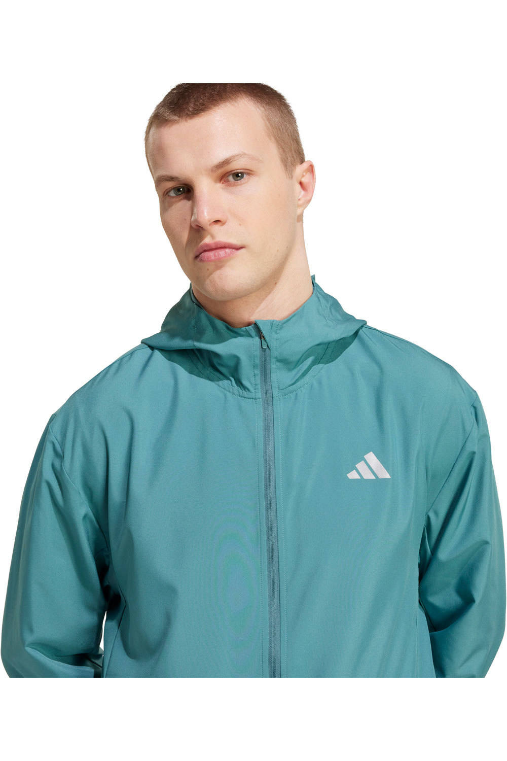 adidas CHAQUETA RUNNING HOMBRE RUN IT VERDE vista detalle