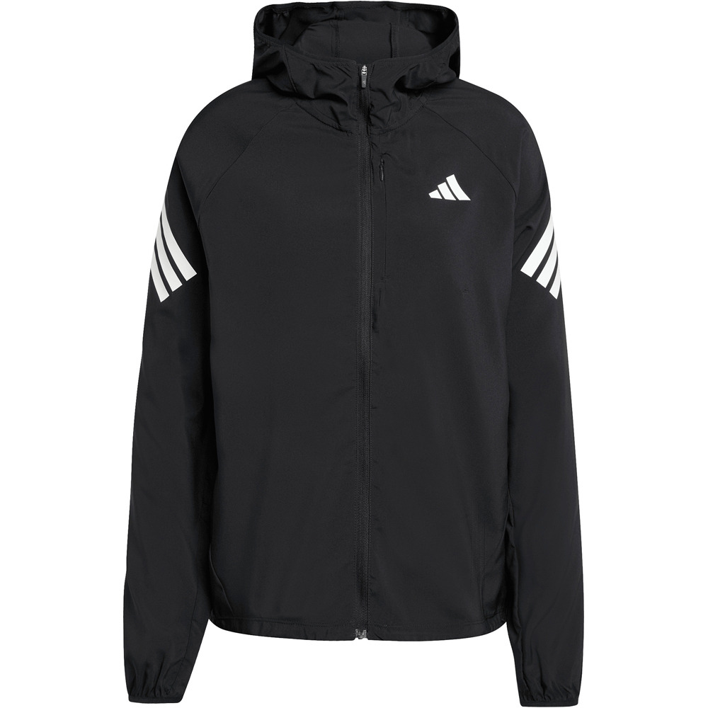 adidas CHAQUETA RUNNING MUJER ADI365 3 STRIPES NEGRO 04