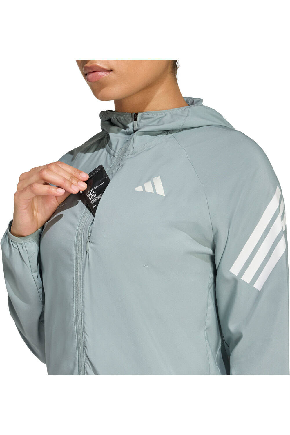 adidas Chaqueta Running Mujer ADI365 ICONIC AZUL 03