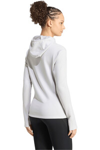 adidas Chaqueta Running Mujer ADI365 RUNNING ESSENTIALS GRIS vista trasera