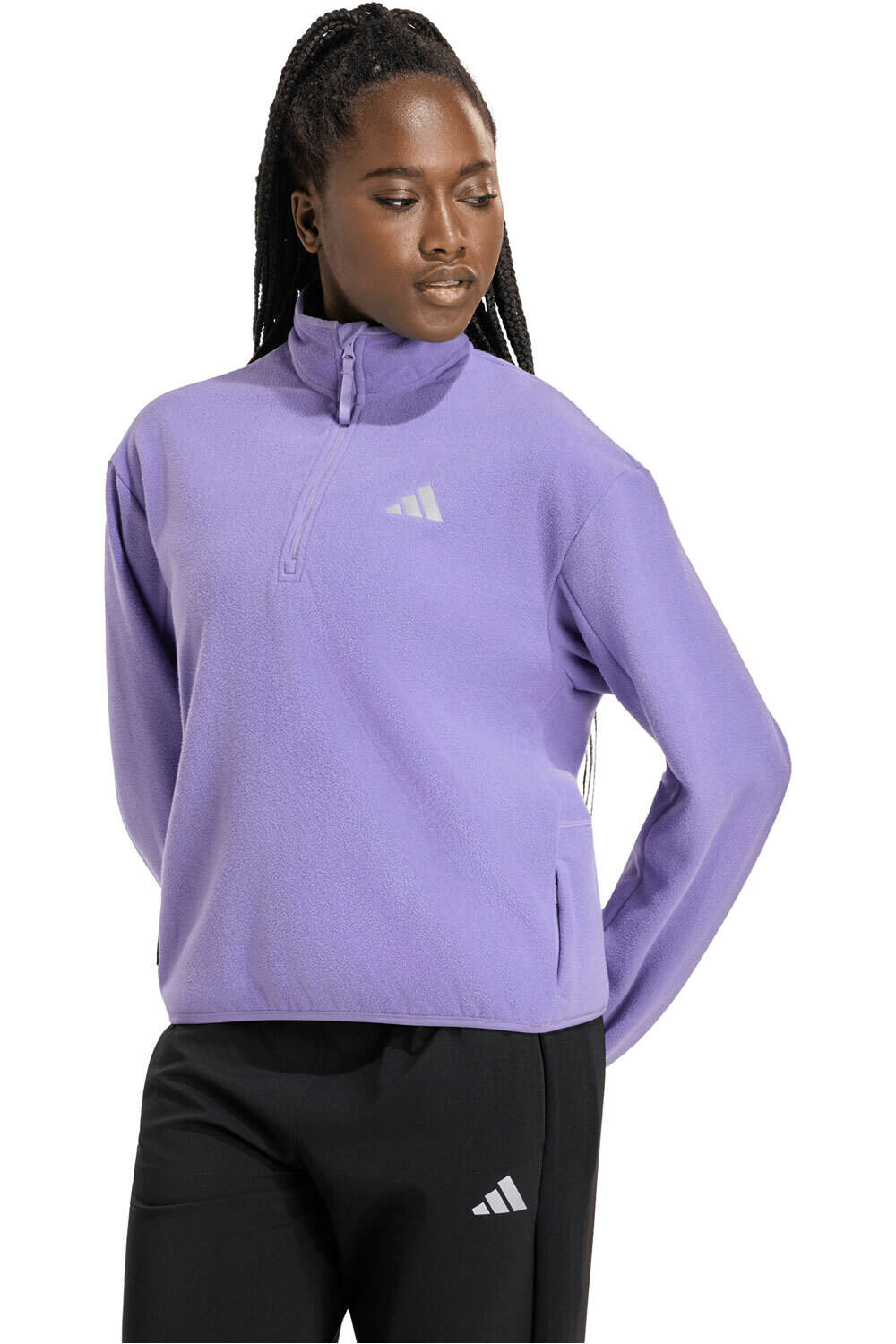 adidas Chaqueta Running Mujer ADI365 RUNNING ESSENTIALS MORADO vista frontal