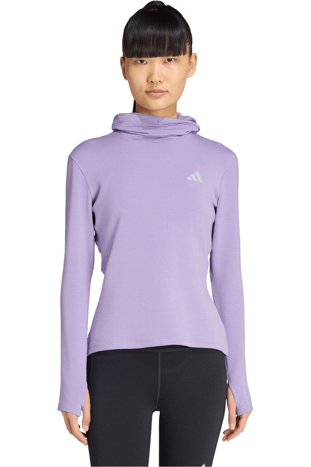 adidas Chaqueta Running Mujer ADI365 RUNNING ESSENTIALS MORADO vista frontal