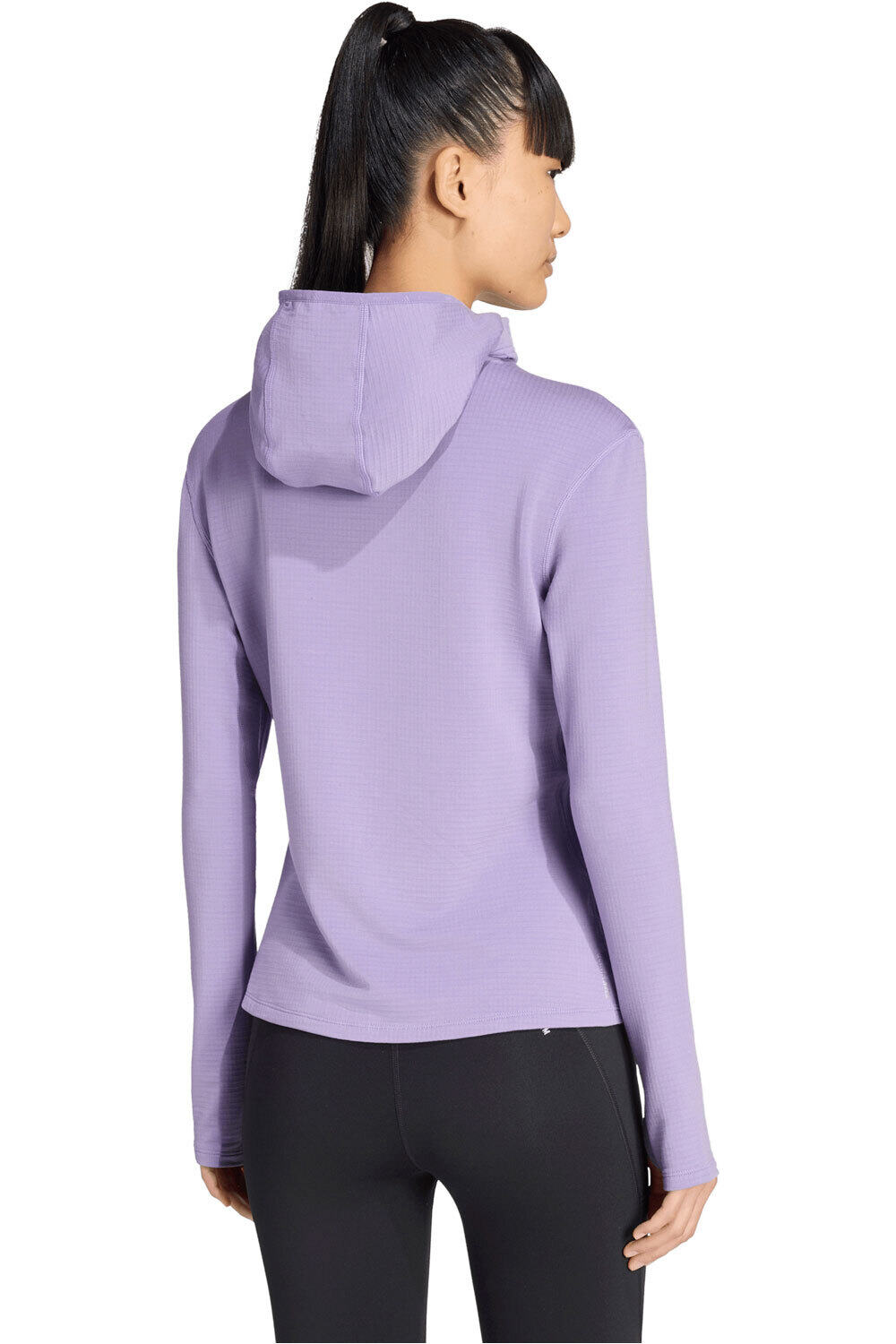 adidas Chaqueta Running Mujer ADI365 RUNNING ESSENTIALS MORADO vista trasera