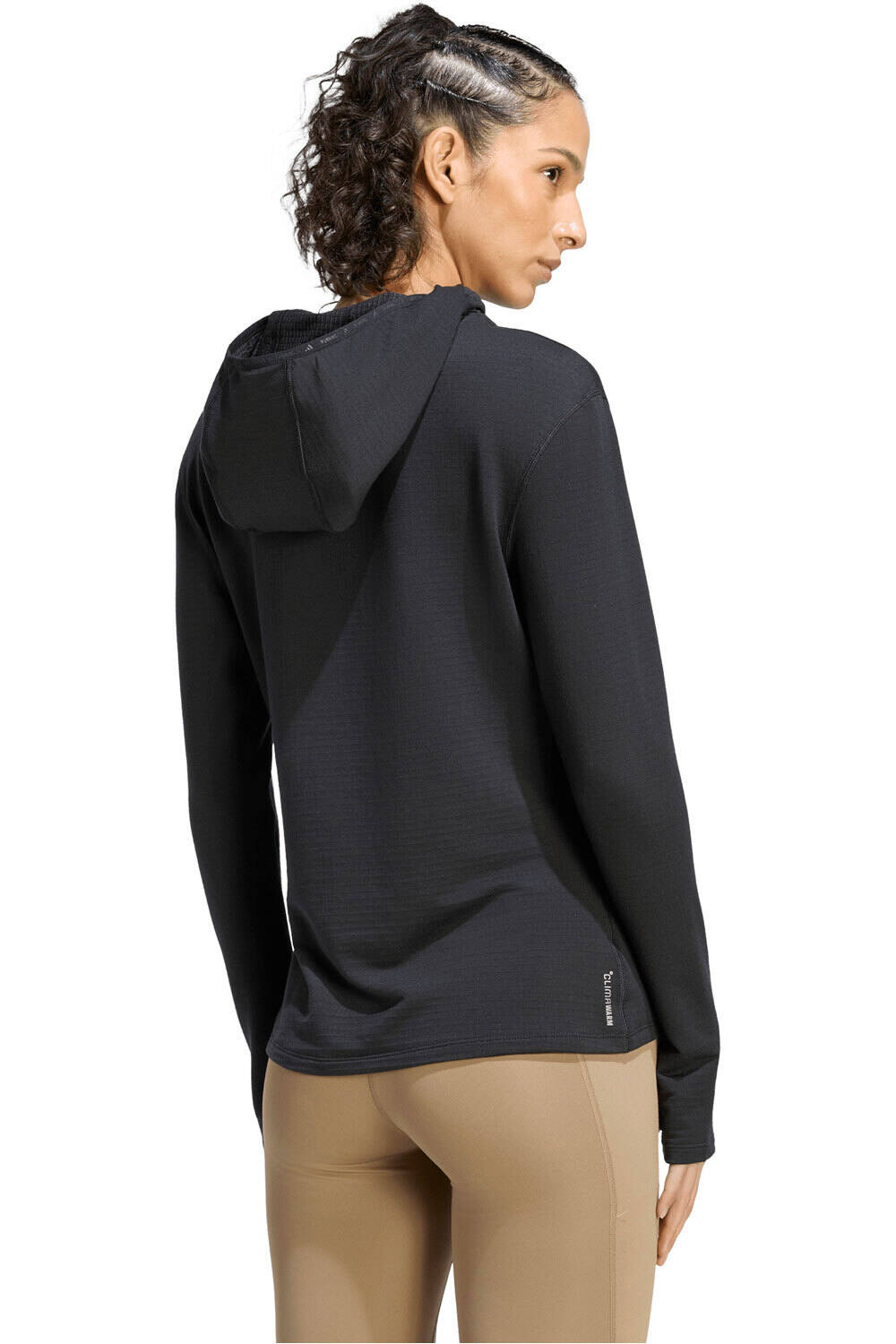 adidas Chaqueta Running Mujer ADI365 RUNNING ESSENTIALS NEGRO vista trasera