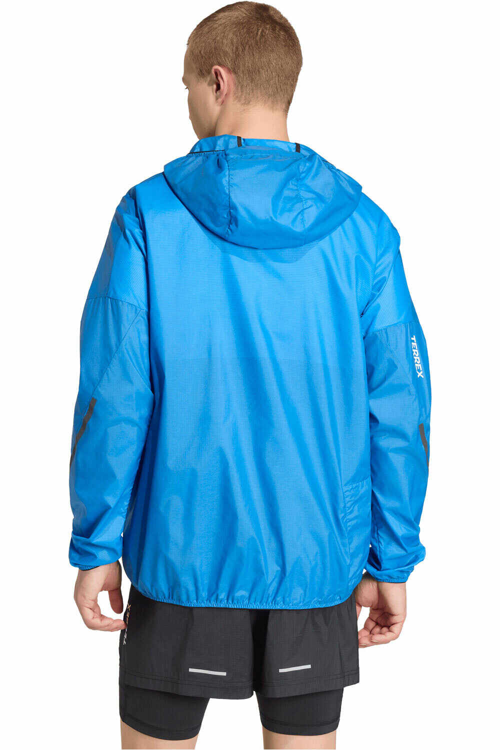 adidas Chaqueta Trail Hombre TERREX XPERIOR CLIMA365 AZUL vista trasera