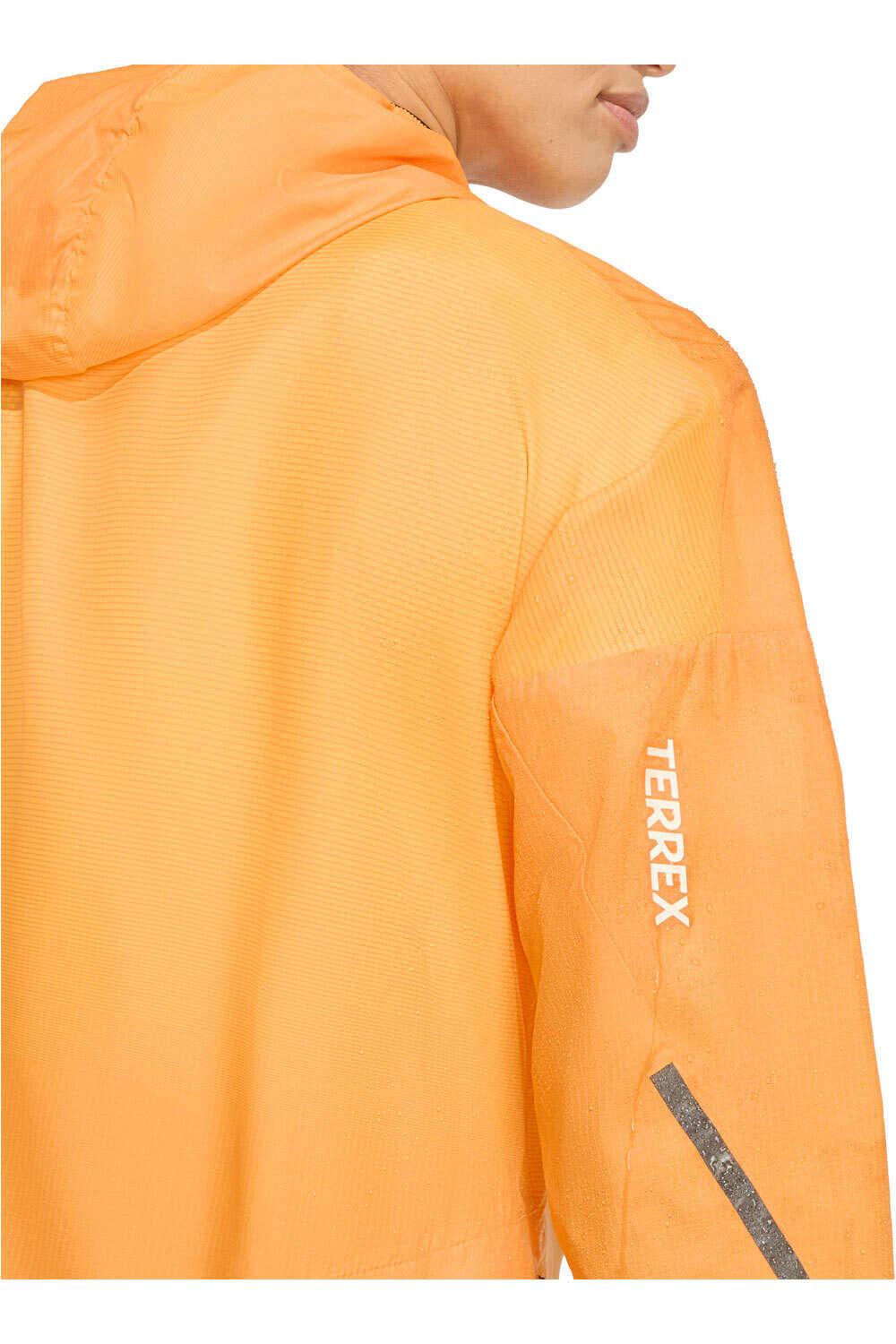 adidas Chaqueta Trail Mujer TERREX XPERIOR CLIMA365 NARANJA vista detalle