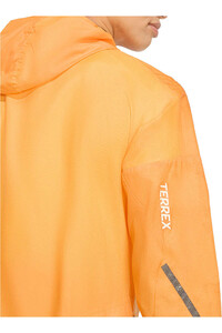 adidas Chaqueta Trail Mujer TERREX XPERIOR CLIMA365 NARANJA vista detalle