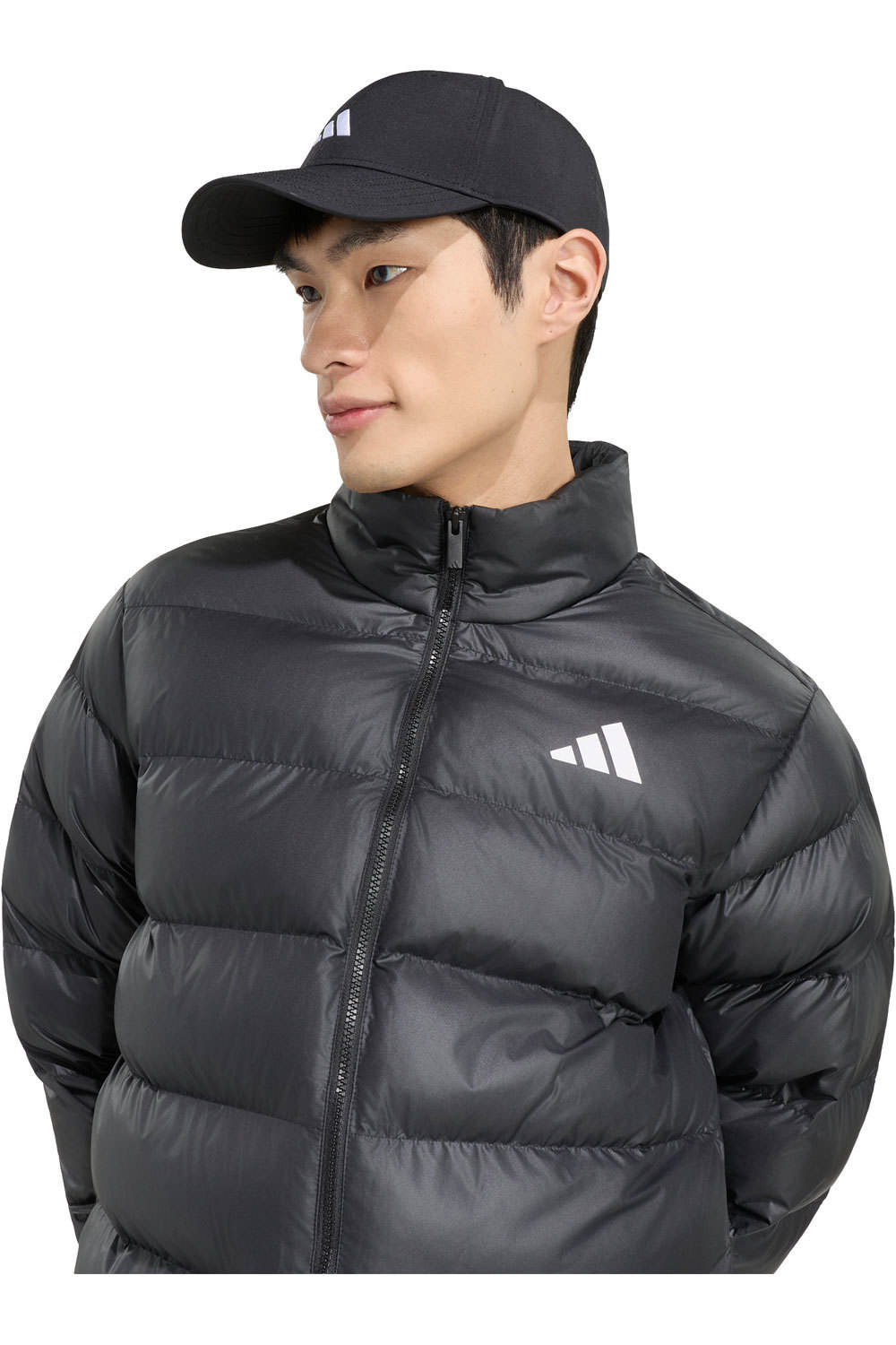 adidas chaquetas hombre ESS SD PUF J NEGRO vista detalle
