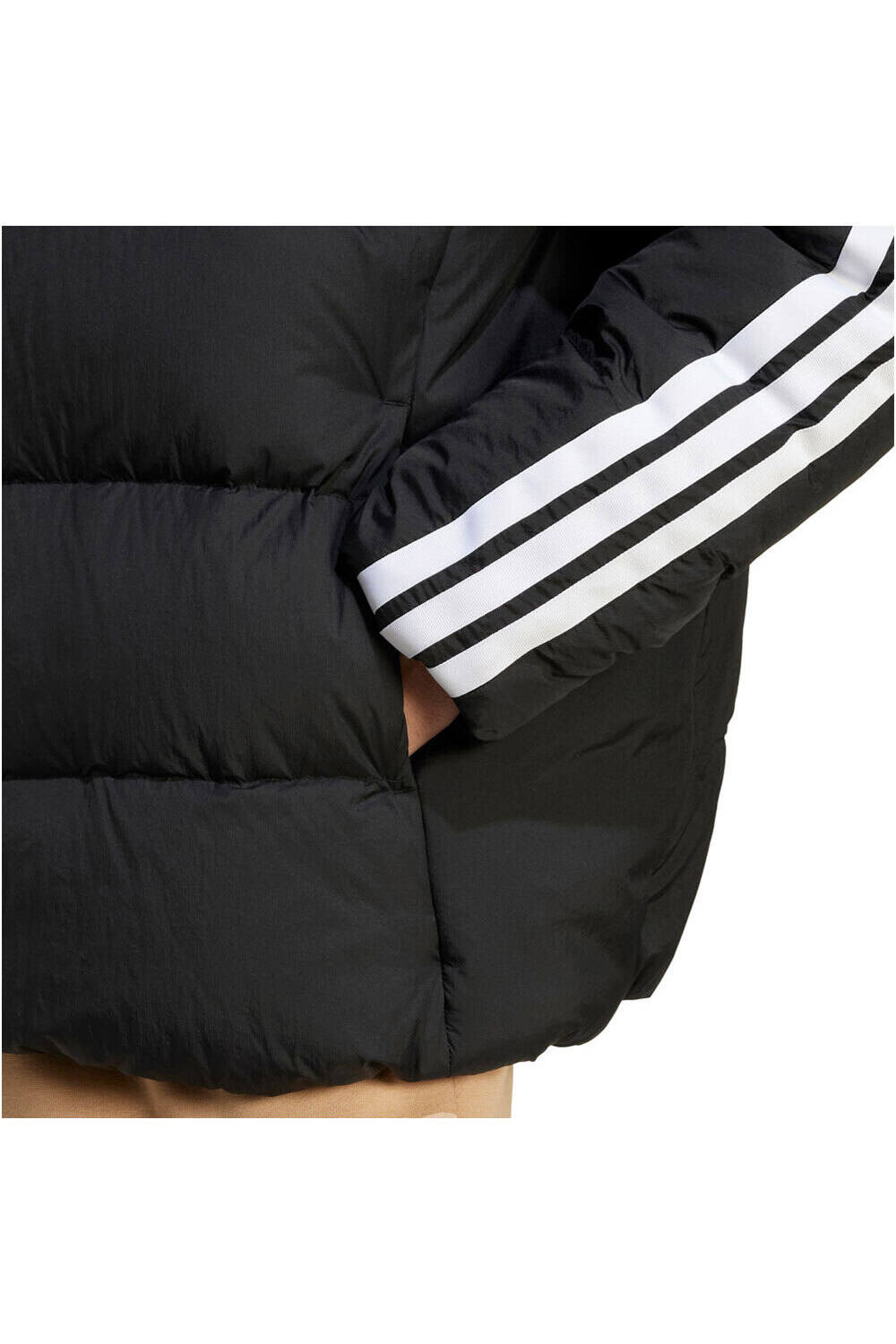 adidas chaquetas hombre ESSENTIALS 3 STRIPES NEGRO 04