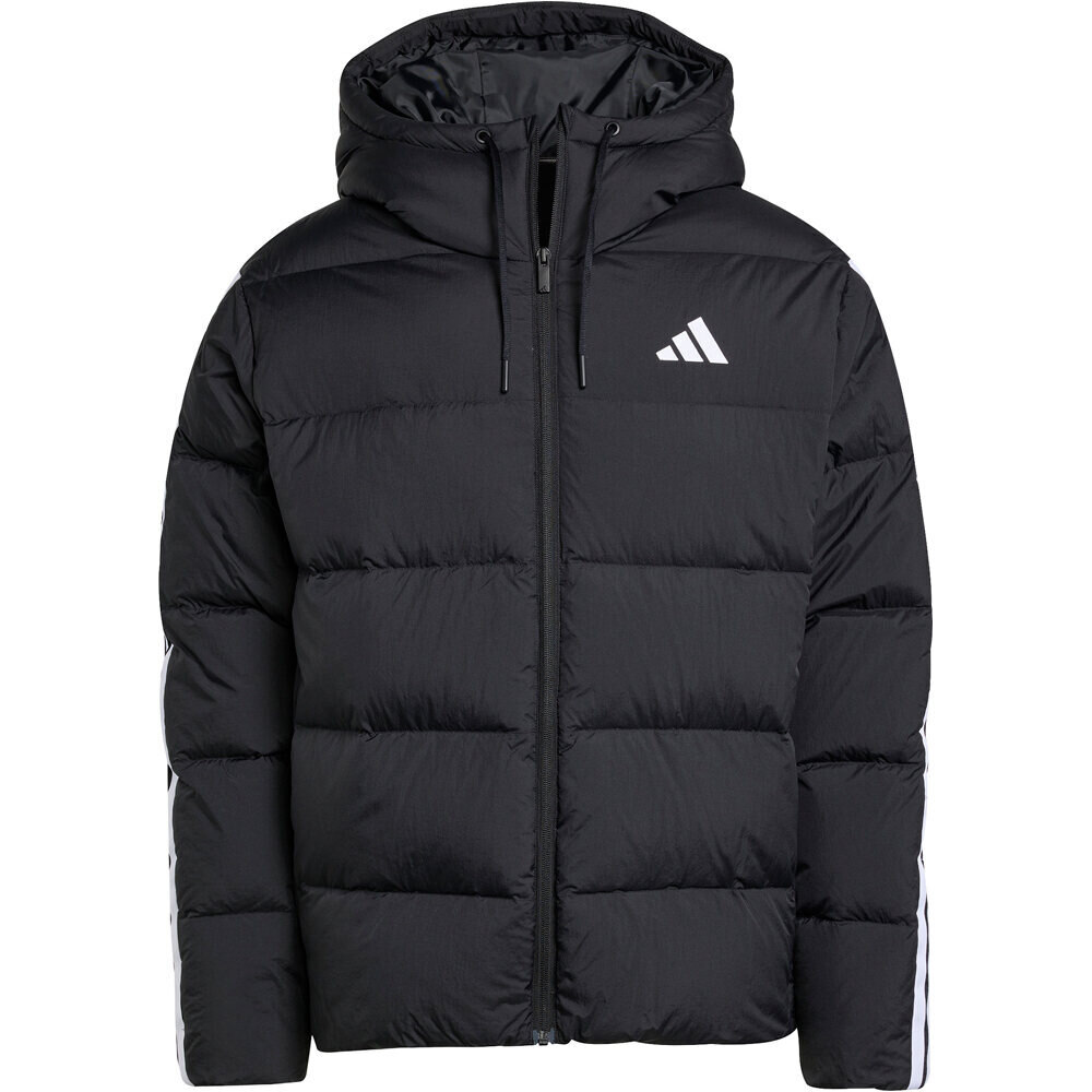 adidas chaquetas hombre ESSENTIALS 3 STRIPES NEGRO 05
