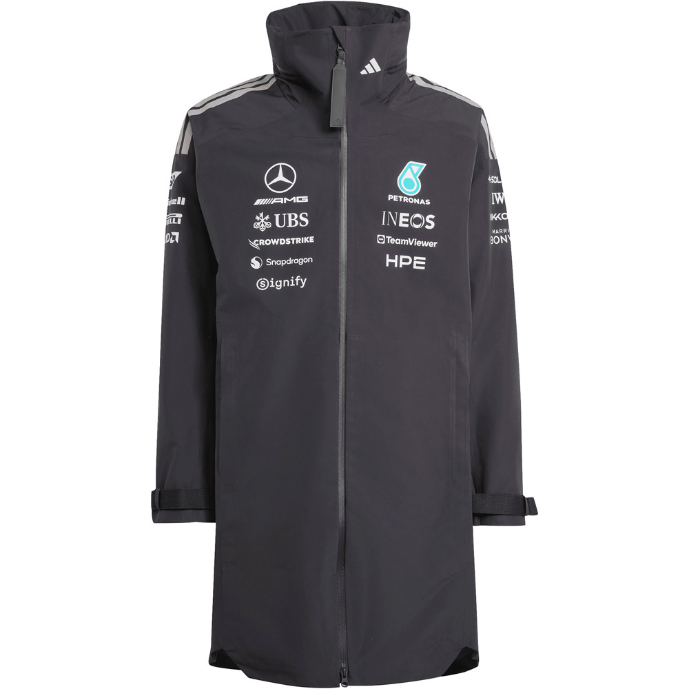 adidas chaquetas hombre MERCEDES-AMG PETRONAS F1TEAM RAIN NEGRO 05