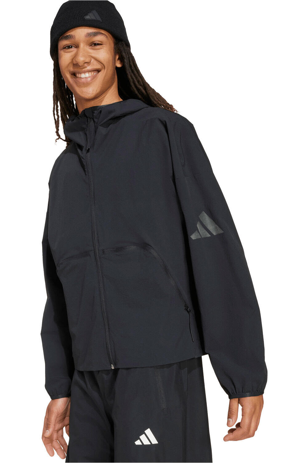 adidas chaquetas hombre MYSHELTER NEGRO vista detalle