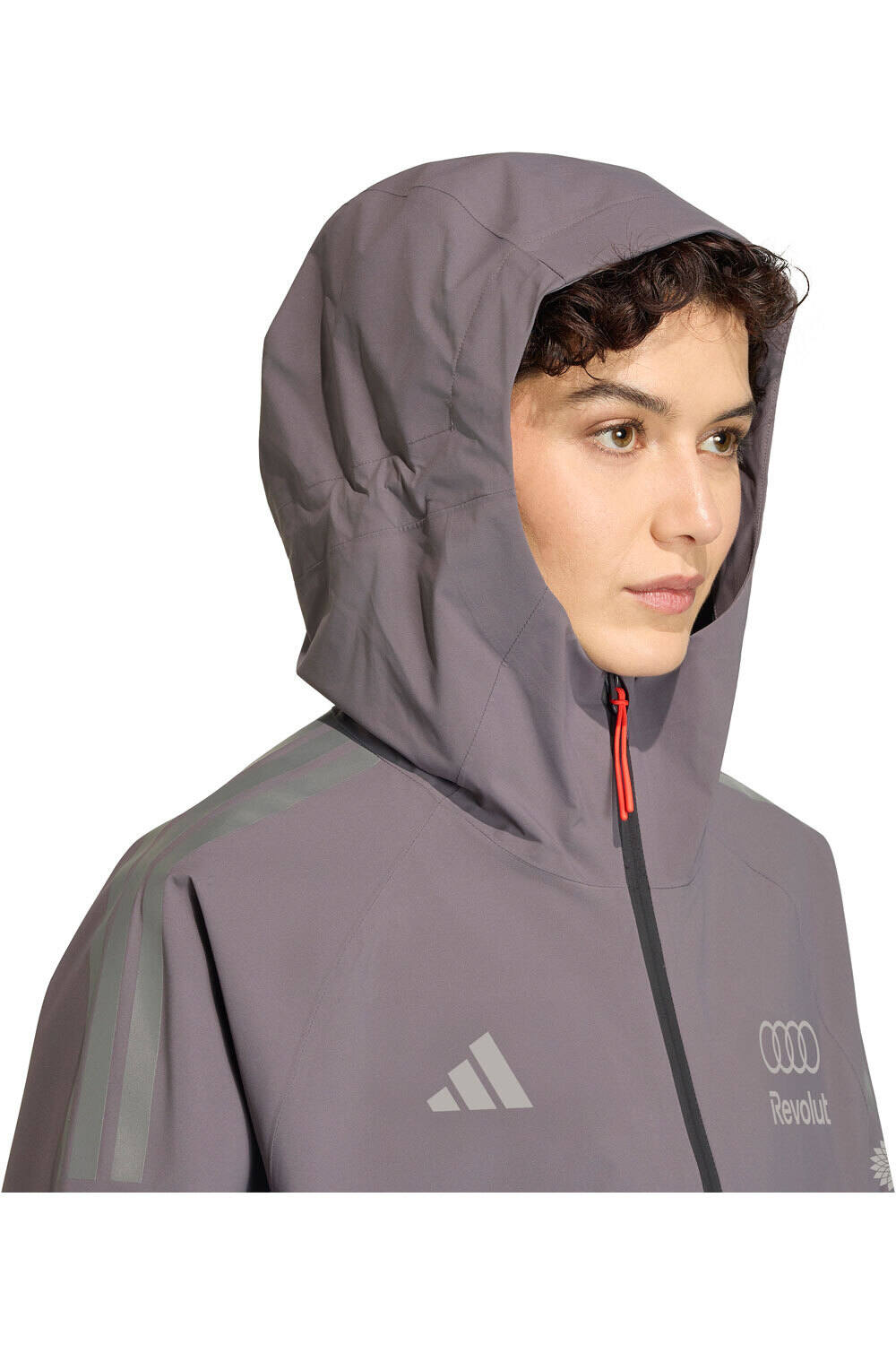 adidas chaquetas mujer AUDI F1 TEAM GRIS vista detalle