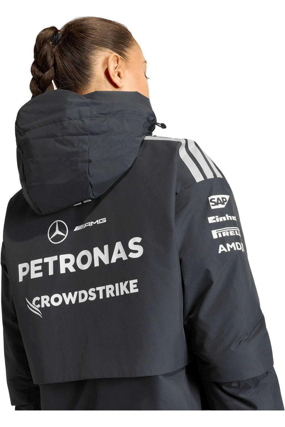 adidas chaquetas mujer MERCEDES-AMG PETRONAS F1TEAM NEGRO 04