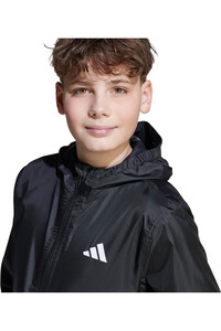 adidas chubasquero niño RAIN NEGRO vista detalle