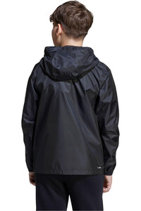 adidas chubasquero niño RAIN NEGRO vista trasera