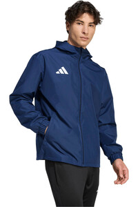 adidas chubasqueros y chaquetones entrenamiento fútbol ENTRADA26 AZUL vista detalle