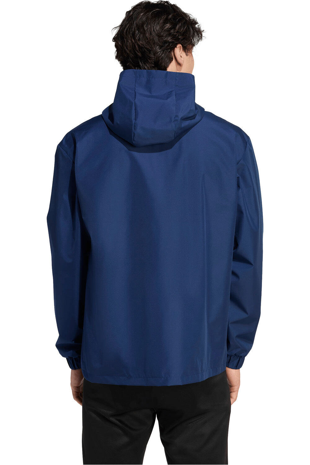 adidas chubasqueros y chaquetones entrenamiento fútbol ENTRADA26 AZUL vista trasera