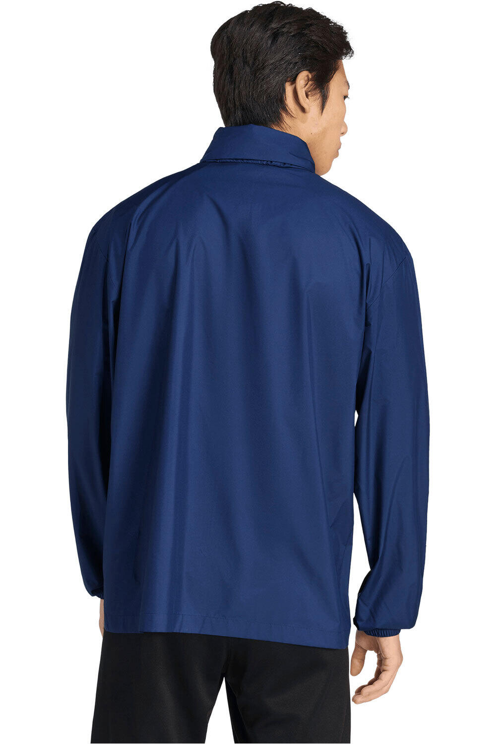 adidas chubasqueros y chaquetones entrenamiento fútbol ENTRADA26 AZUL vista trasera