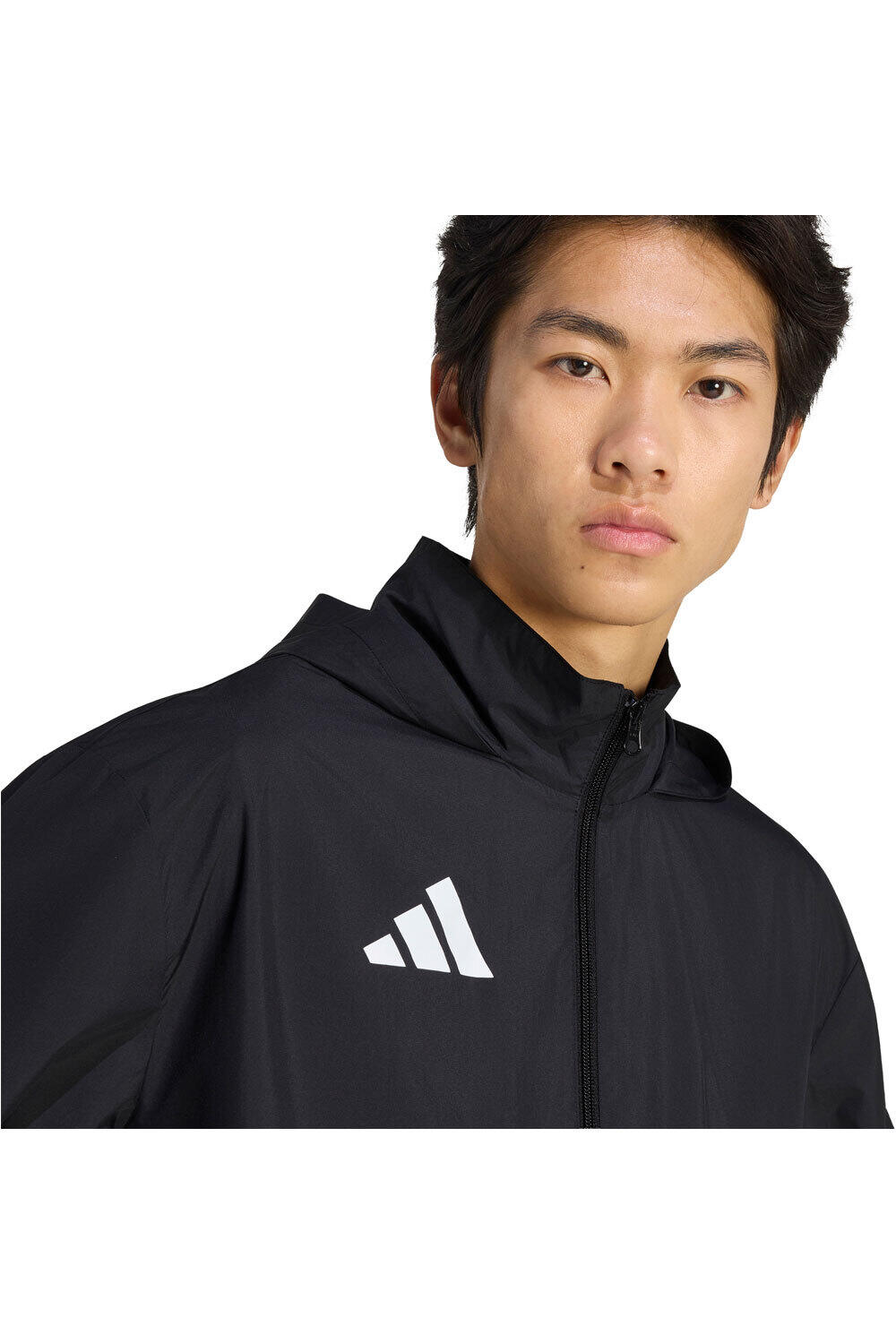 adidas chubasqueros y chaquetones entrenamiento fútbol ENTRADA26 NEGRO vista detalle
