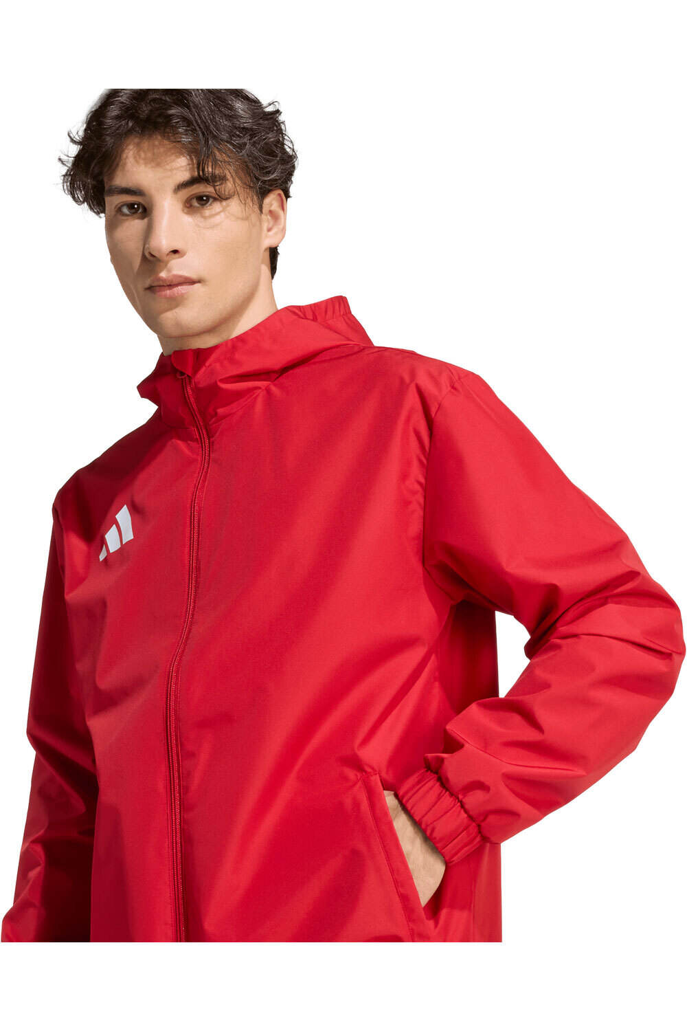 adidas chubasqueros y chaquetones entrenamiento fútbol ENTRADA26 ROJO 03