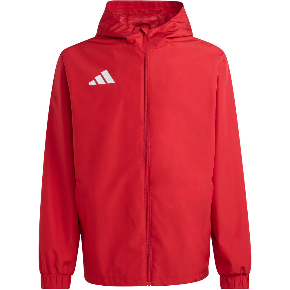 adidas chubasqueros y chaquetones entrenamiento fútbol ENTRADA26 ROJO 04