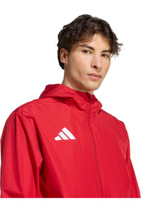 adidas chubasqueros y chaquetones entrenamiento fútbol ENTRADA26 ROJO vista detalle