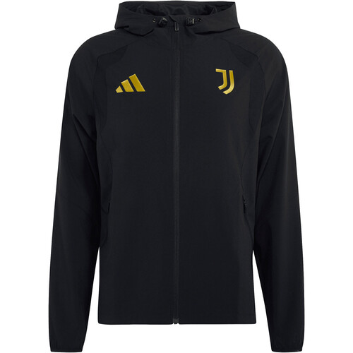 adidas chubasqueros y chaquetones entrenamiento fútbol JUVENTUS 26/27 TRAVEL NEGRO
