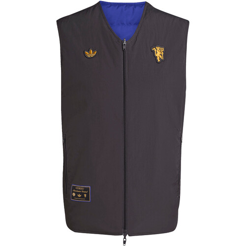 adidas chubasqueros y chaquetones entrenamiento fútbol MANCHESTER U TERRACE ICONS NEGRO
