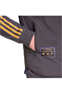 adidas chubasqueros y chaquetones entrenamiento fútbol MANCHESTER U TERRACE ICONS NEGRO vista detalle