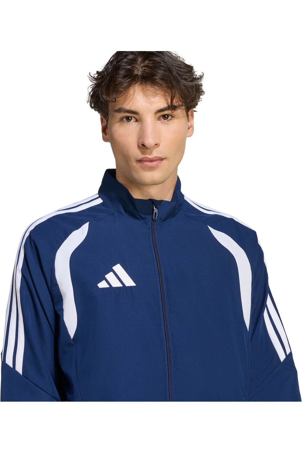 adidas chubasqueros y chaquetones entrenamiento fútbol TIRO26 LEAGUE PRESENTATION AZUL 03