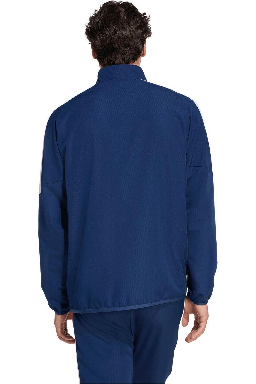 adidas chubasqueros y chaquetones entrenamiento fútbol TIRO26 LEAGUE PRESENTATION AZUL vista trasera