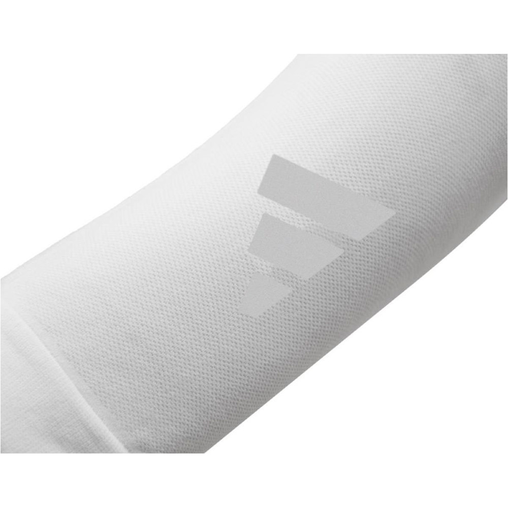 adidas codera Compression Arm Sleeves BLANCO vista trasera