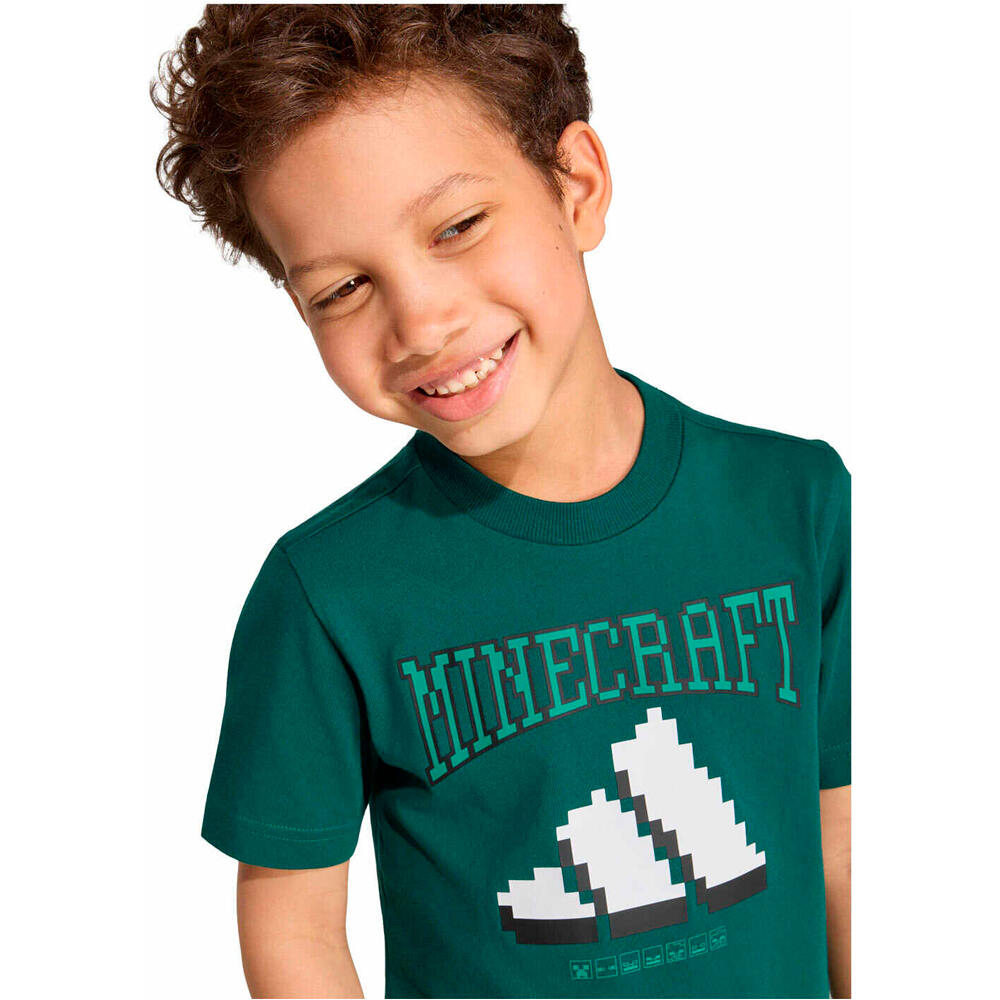 adidas conjunto junior MINECRAFT VERDE vista detalle