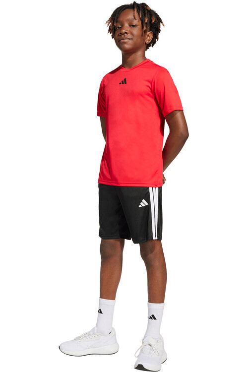 adidas conjunto junior TRAIN ESSENTIALS 3-STRIPES SET ROSA