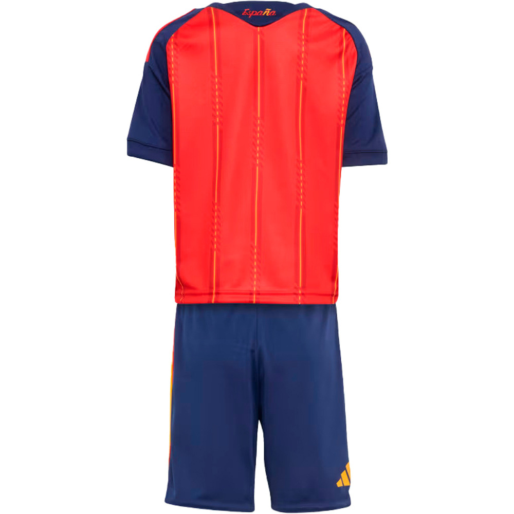 adidas equipación fútbol niño ESPAÑA MUNDIAL 2026 PRIMERA EQUIPACION  vista trasera