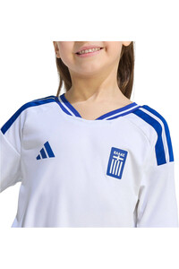 adidas equipación fútbol niño GRECIA MUNDIAL 2026 PRIMERA EQUIPACION BLANCO 03