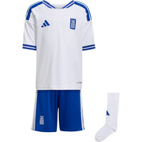 adidas equipación fútbol niño GRECIA MUNDIAL 2026 PRIMERA EQUIPACION BLANCO 05