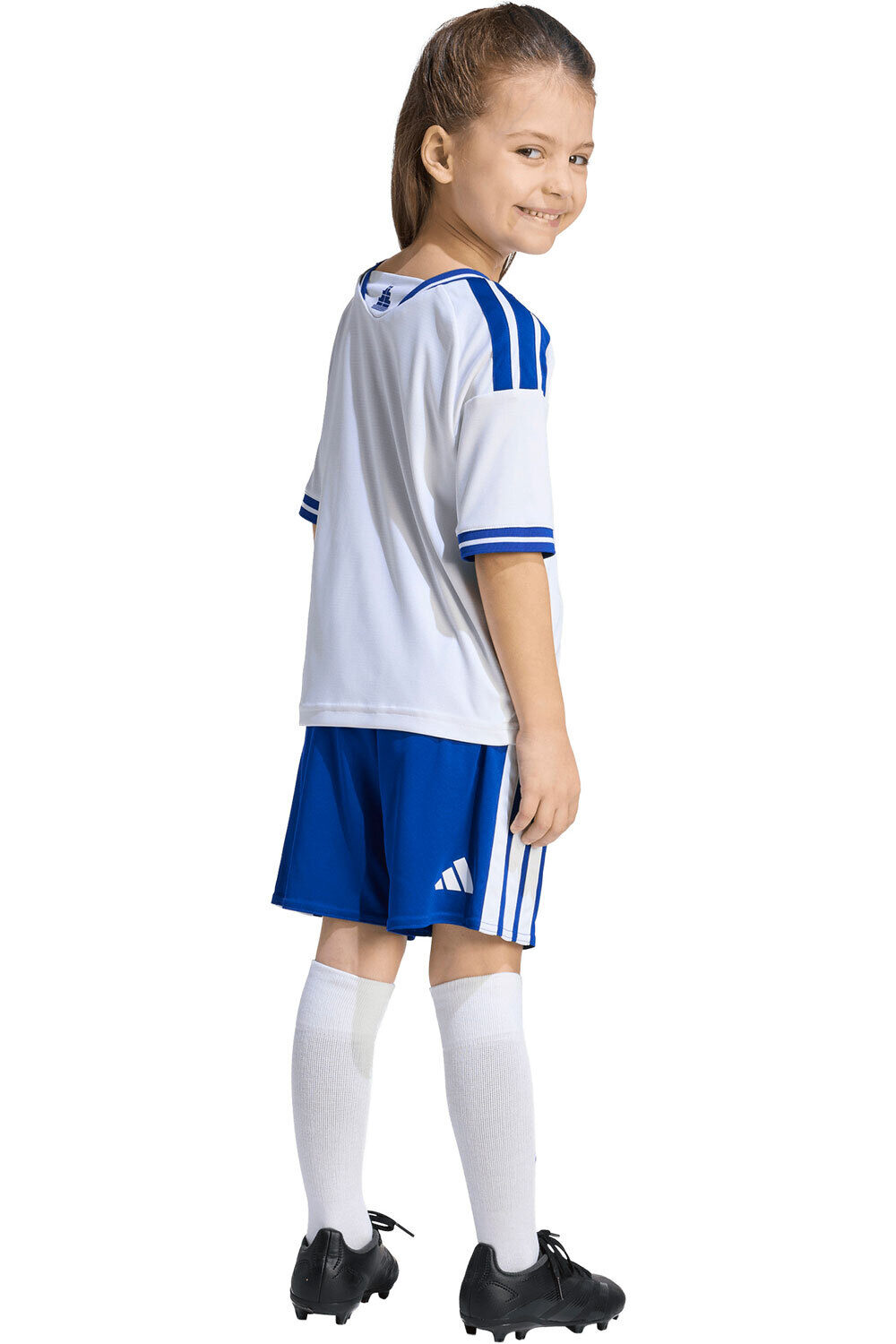 adidas equipación fútbol niño GRECIA MUNDIAL 2026 PRIMERA EQUIPACION BLANCO vista trasera