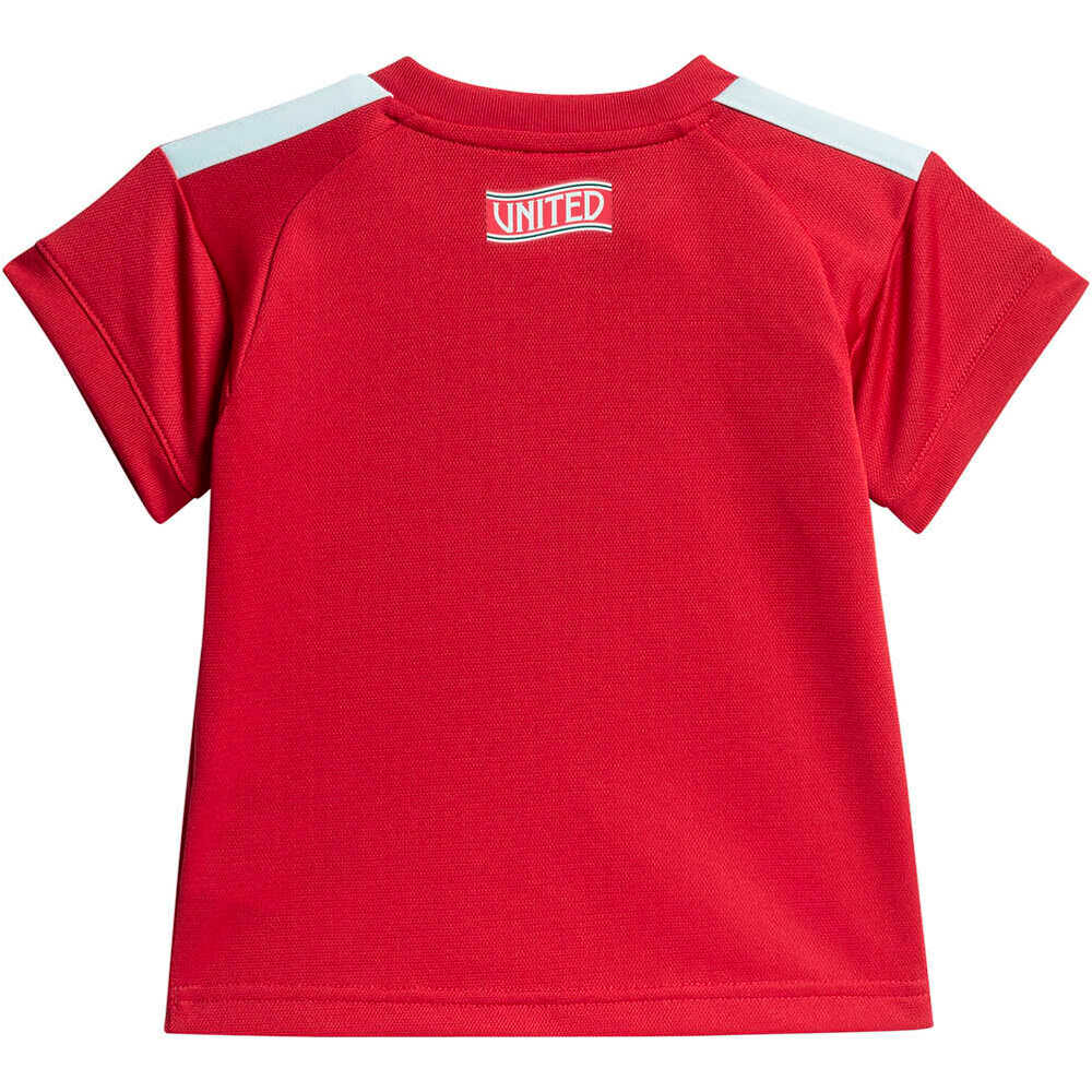 adidas equipación fútbol niño MANCHESTER UNITED 26/27PRIMERA EQUIPACION ROJO vista detalle