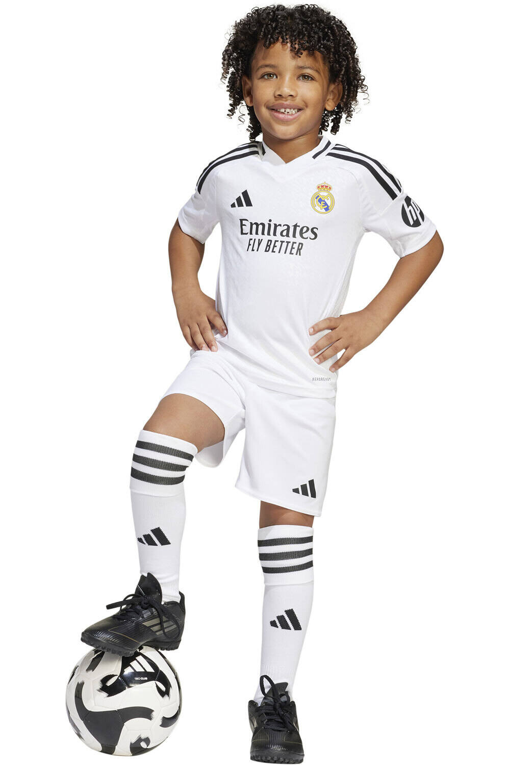 adidas equipación fútbol niño REAL MADRID 24/25 PRIMERA EQUIPACION  03