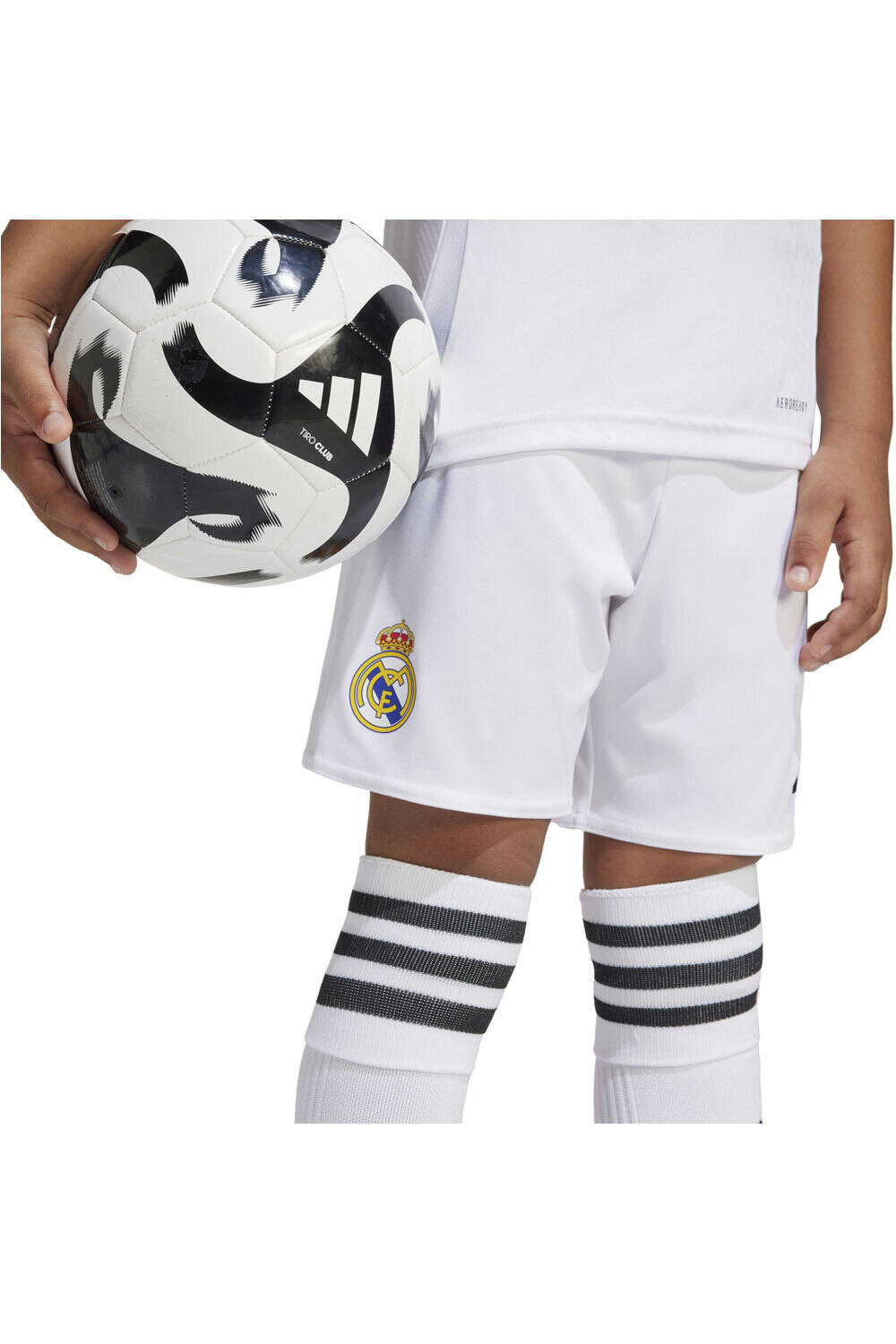 adidas equipación fútbol niño REAL MADRID 24/25 PRIMERA EQUIPACION  04