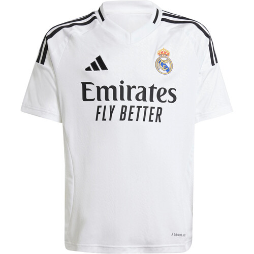 adidas equipación fútbol niño REAL MADRID 24/25 PRIMERA EQUIPACION BLANCO