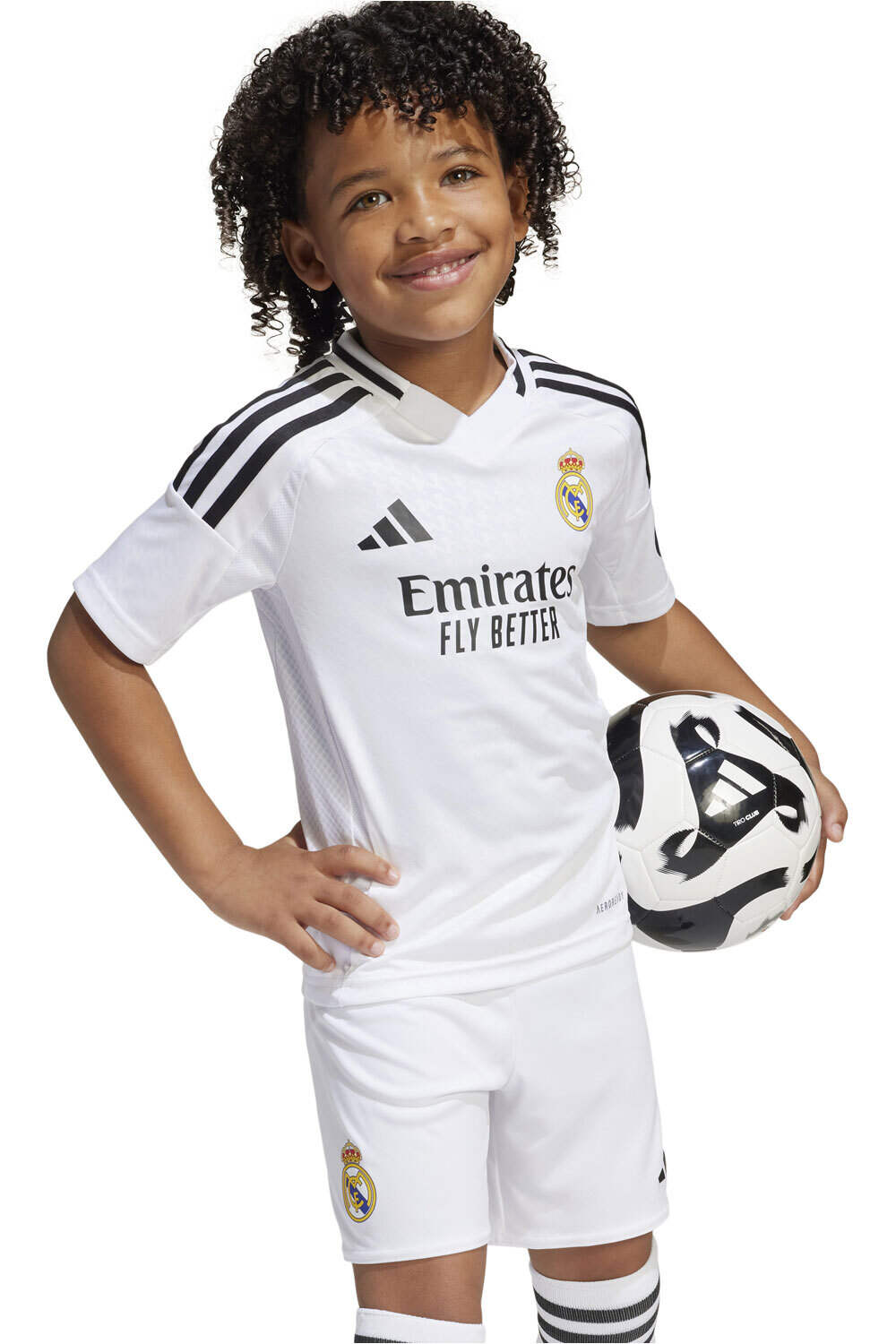 adidas equipación fútbol niño REAL MADRID 24/25 PRIMERA EQUIPACION  vista detalle