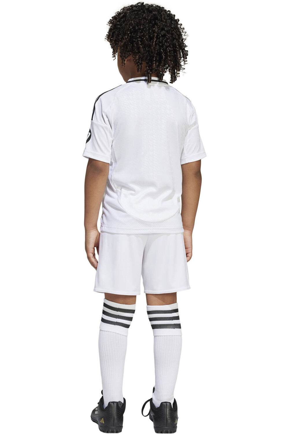 adidas equipación fútbol niño REAL MADRID 24/25 PRIMERA EQUIPACION  vista trasera