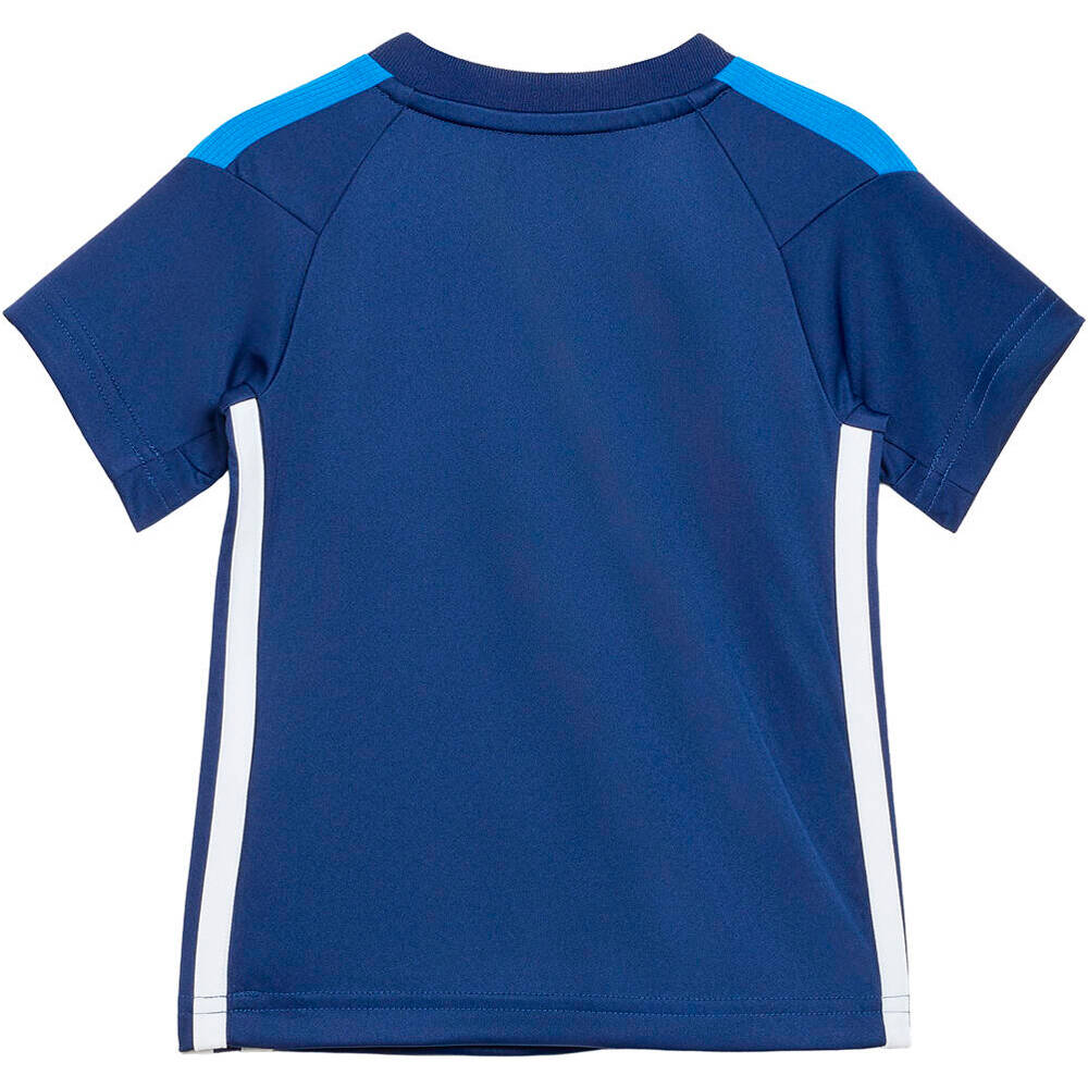 adidas equipación fútbol niño TIRO 26 ESSENTIALS AZUL vista detalle