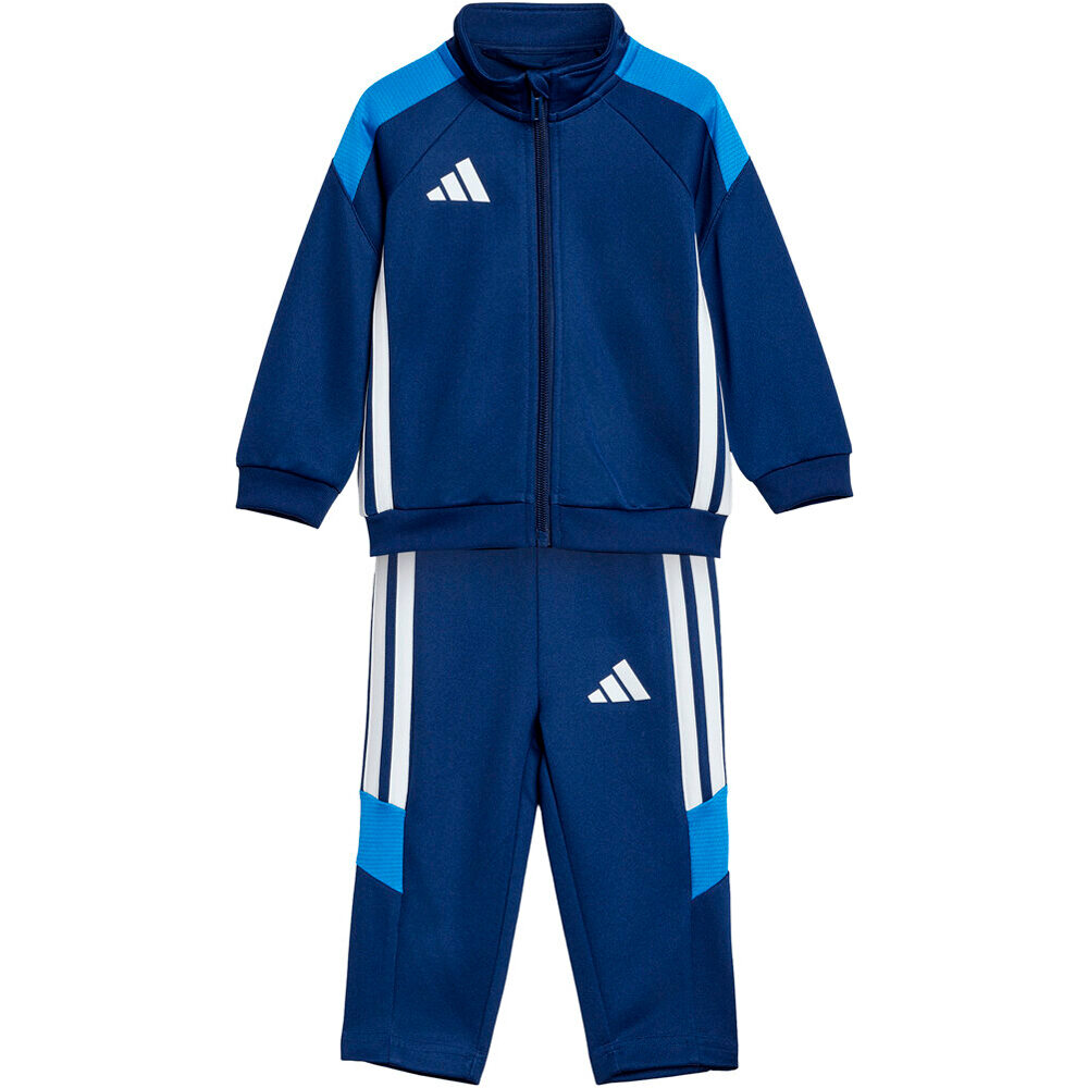 adidas equipación fútbol niño TIRO 26 ESSENTIALS AZUL vista frontal