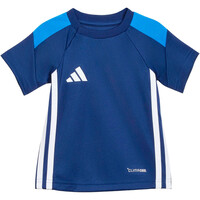 adidas equipación fútbol niño TIRO 26 ESSENTIALS AZUL vista trasera
