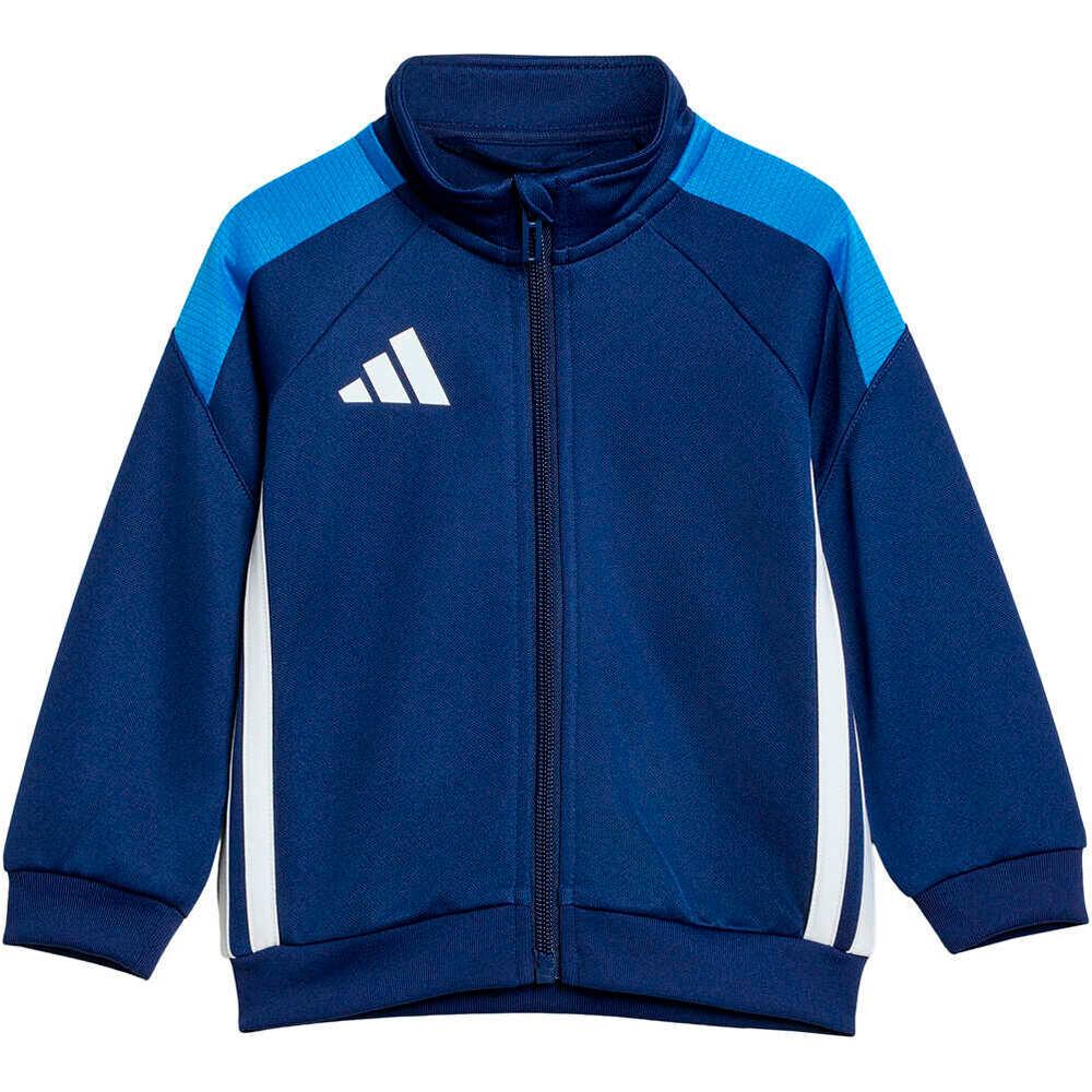 adidas equipación fútbol niño TIRO 26 ESSENTIALS AZUL vista trasera
