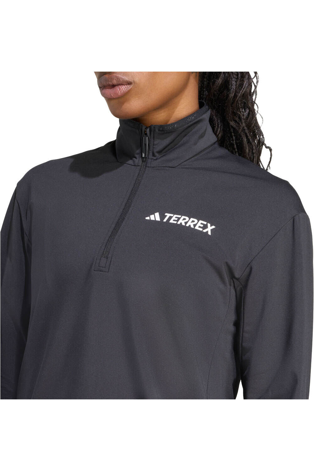 adidas forro polar mujer TERREX MULTI CLIMAWARM NEGRO vista detalle